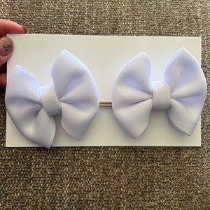 Brand new baby girl puff piggy headband